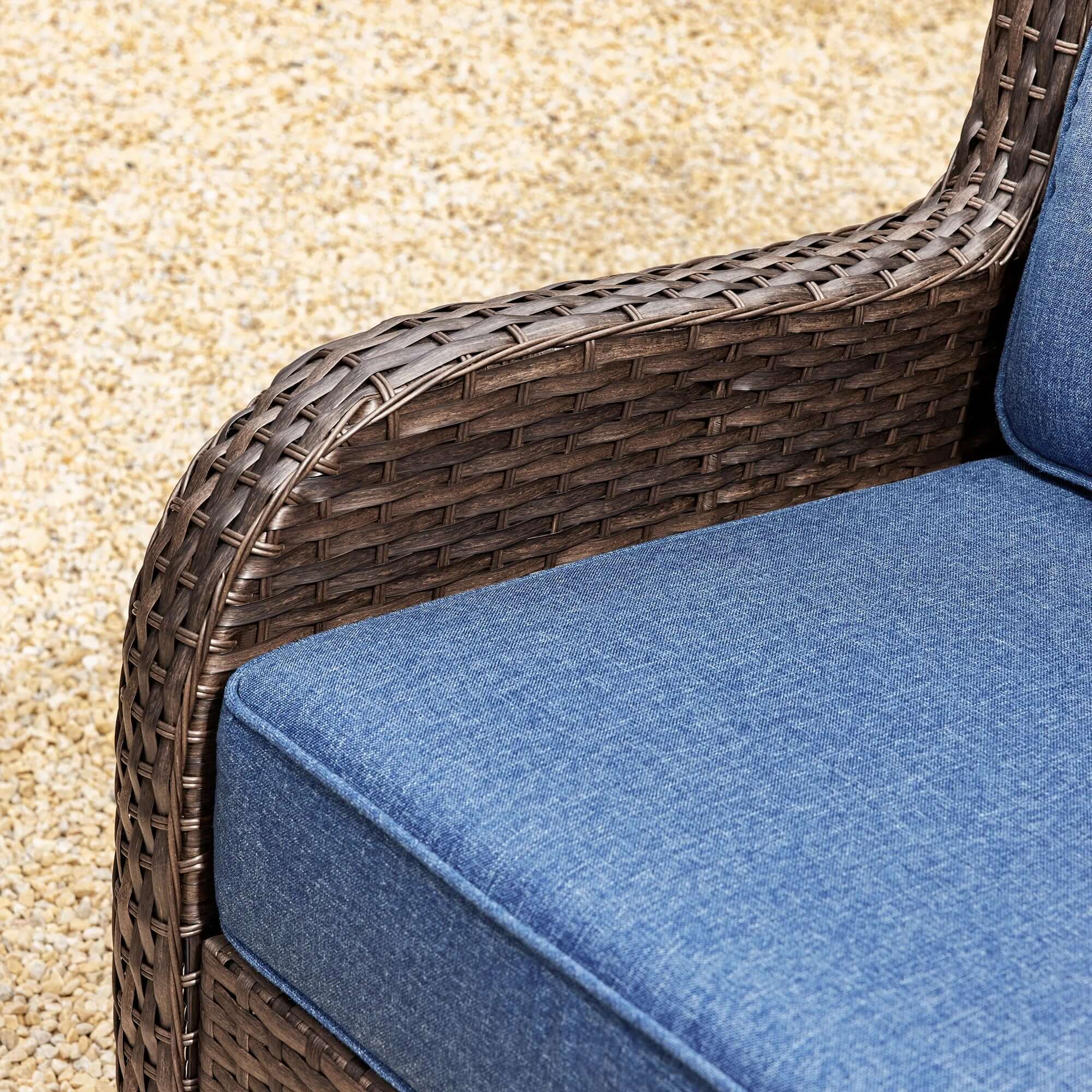 Hawthorne 6 Pieces Outdoor Wicker Sofa Set With Ergonomic backrest Design & Comfort Cushions