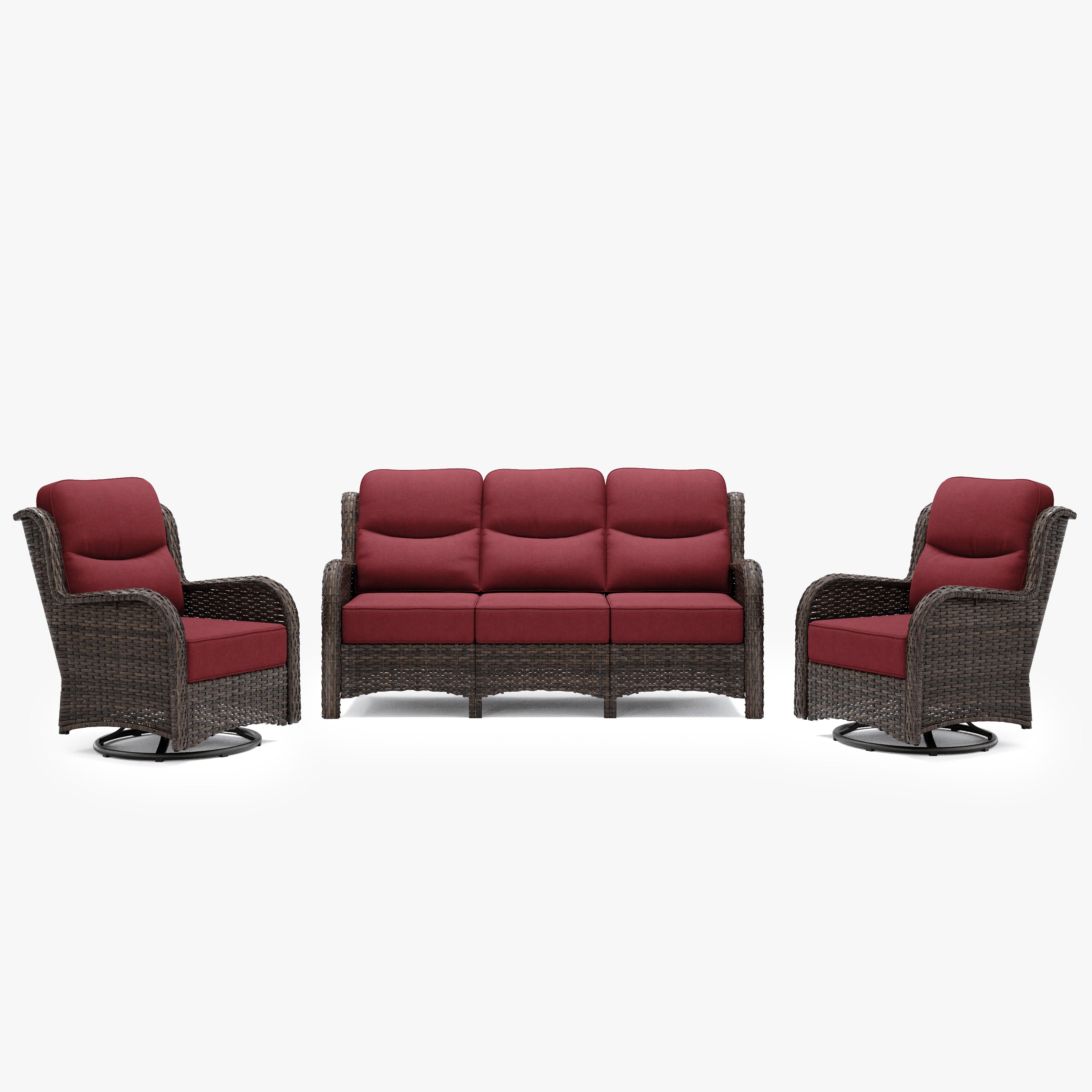 Hawthorne 3 Pieces Sofa Set