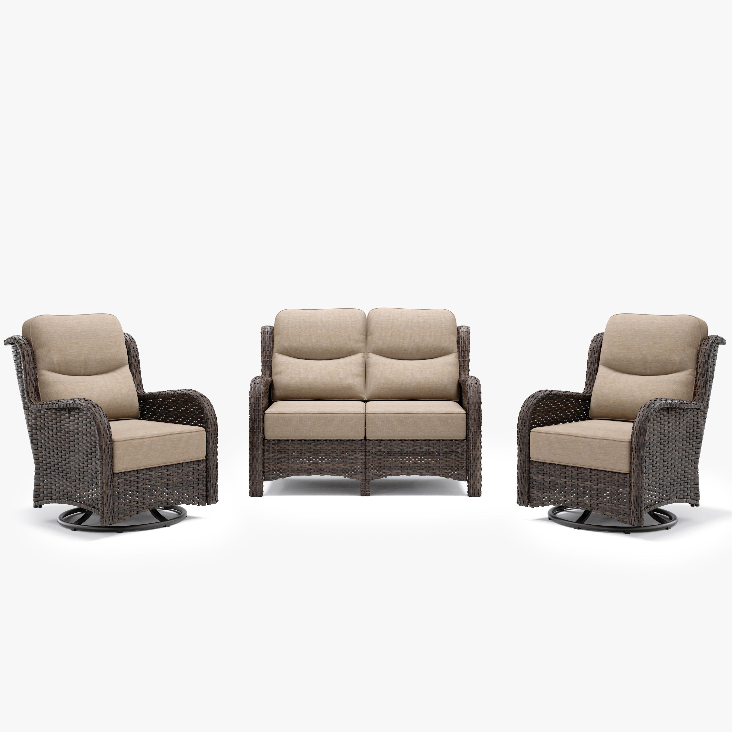 Hawthorne 3 Pieces Loveseat Set