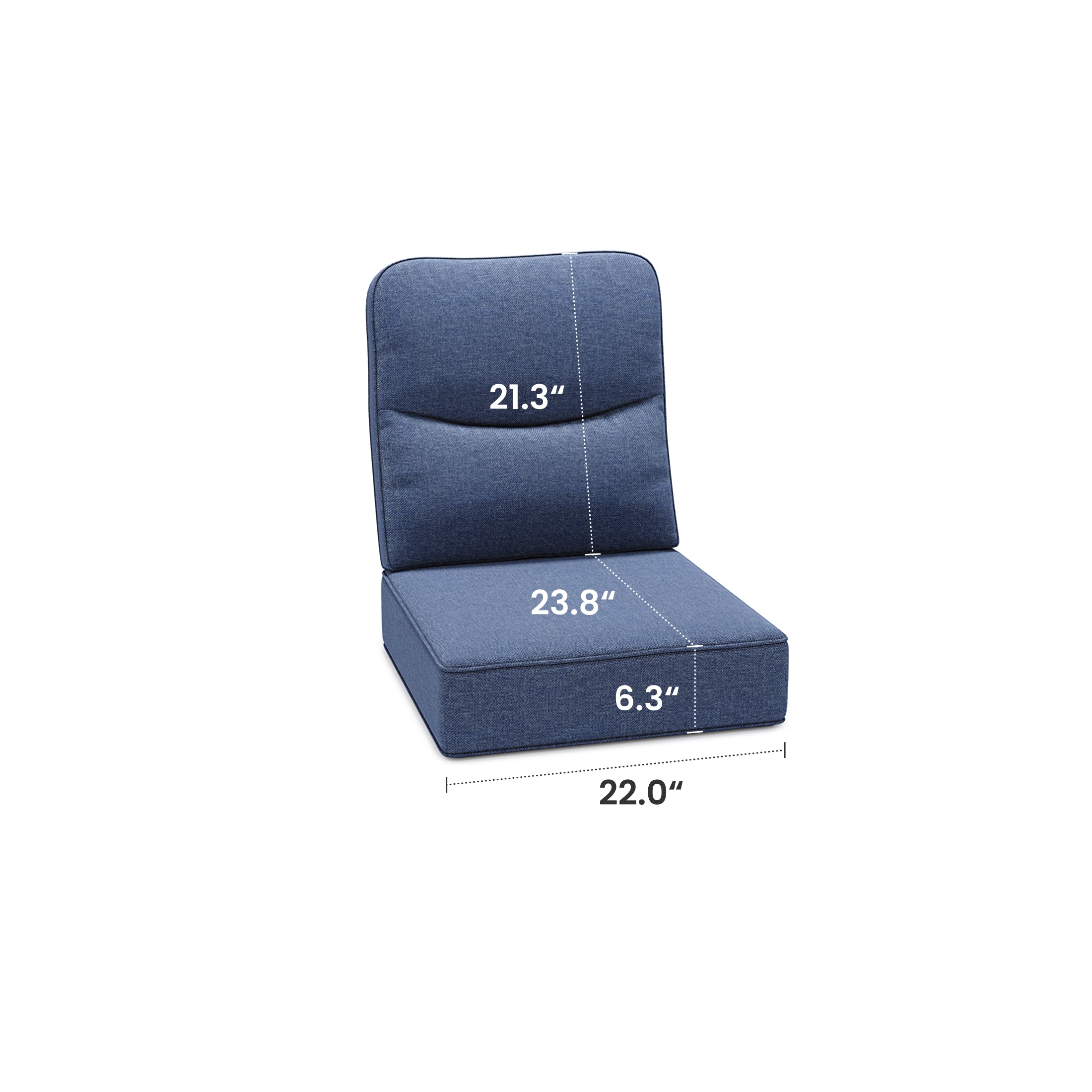 6-Inch Thick Outdoor Furniture Cushions for Patio Sofa and Chairs
