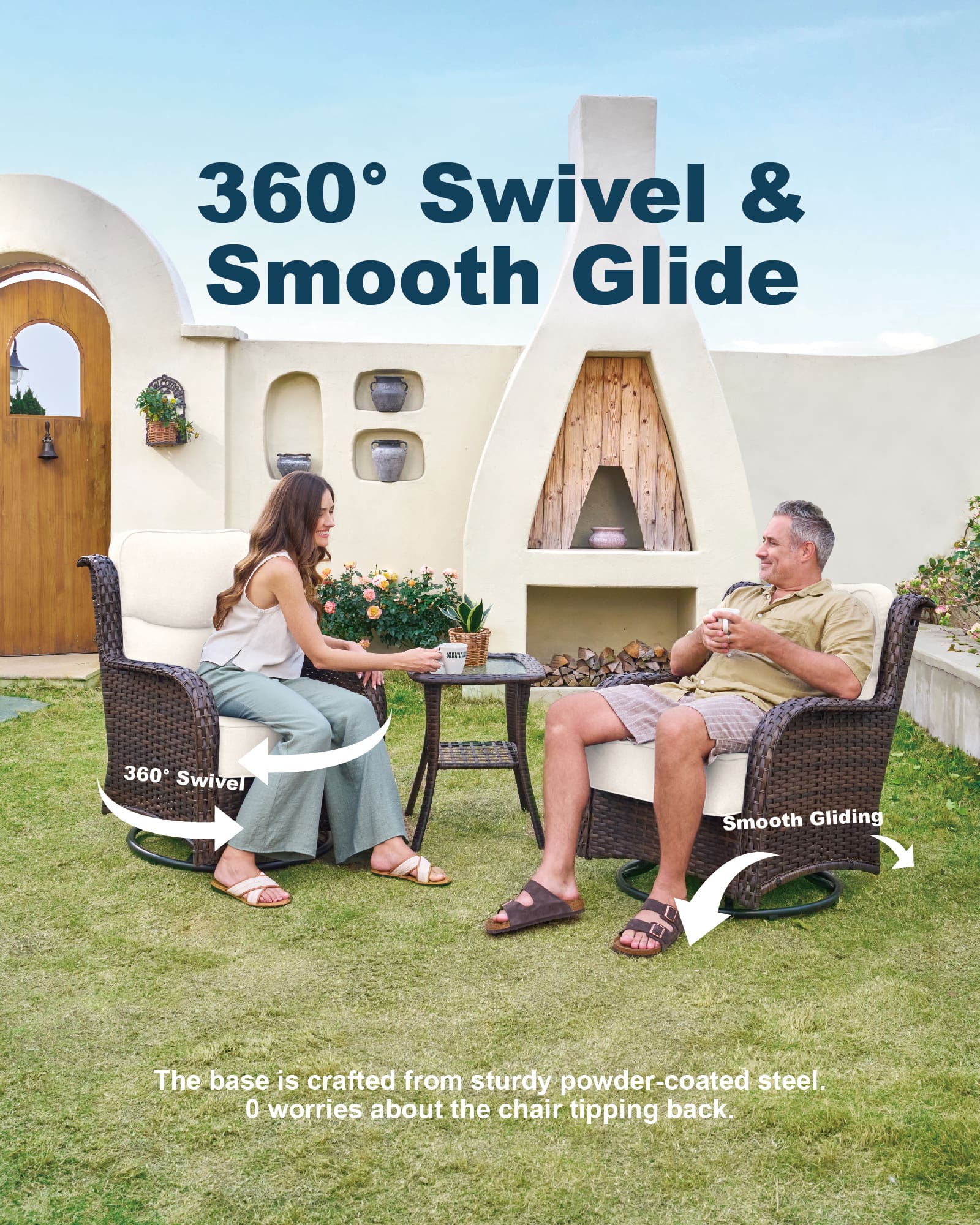 Hawthorne Swivel Glider Chair V2
