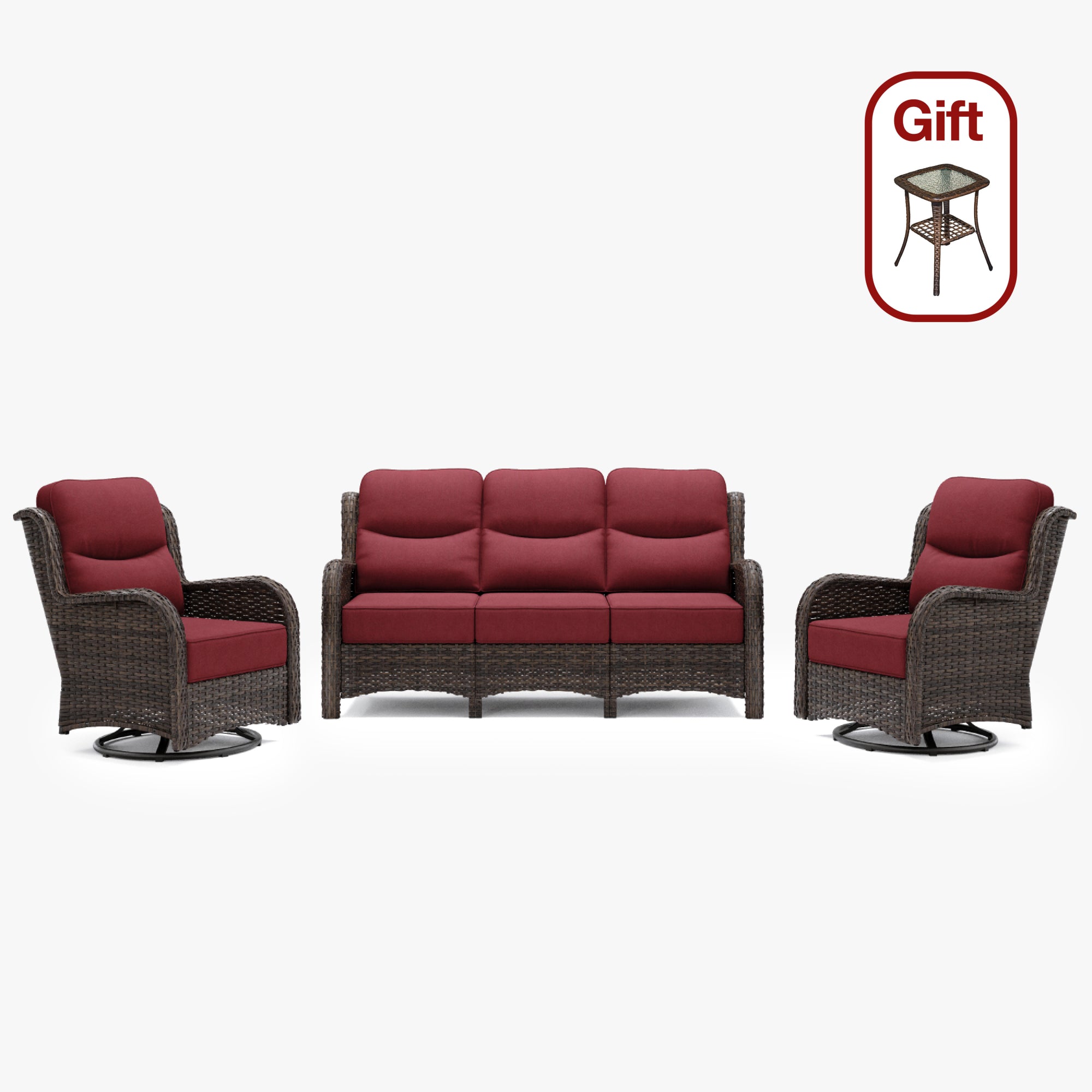 Hawthorne 3 Pieces Sofa Set