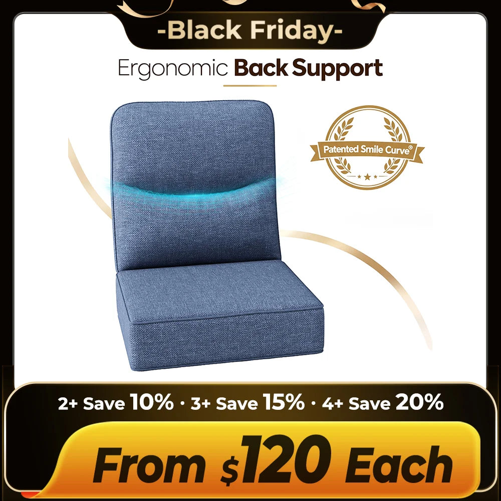 Replacement Cushion 6-Inch Outdoor Furniture Thick Cushions for Patio Sofa and Chairs