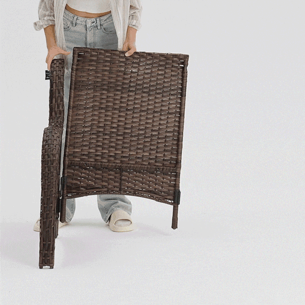 Quick Assembly 3 Seater Outdoor Wicker Sofa