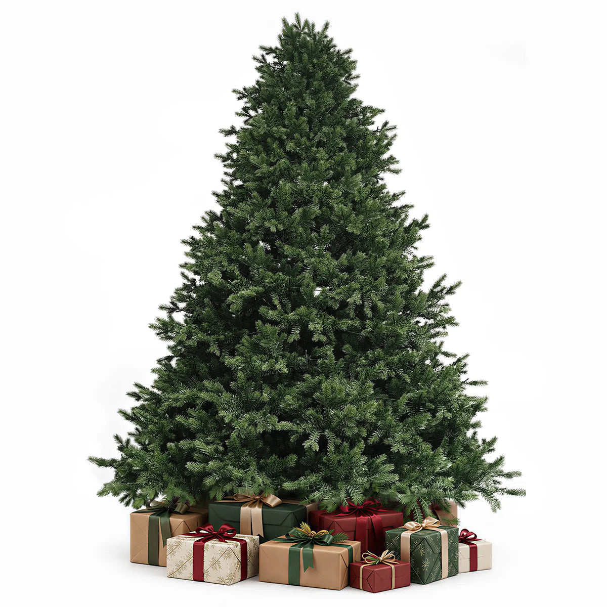 7.5 ft Pre-Lit Fraser Fir Christmas Tree Colored LED