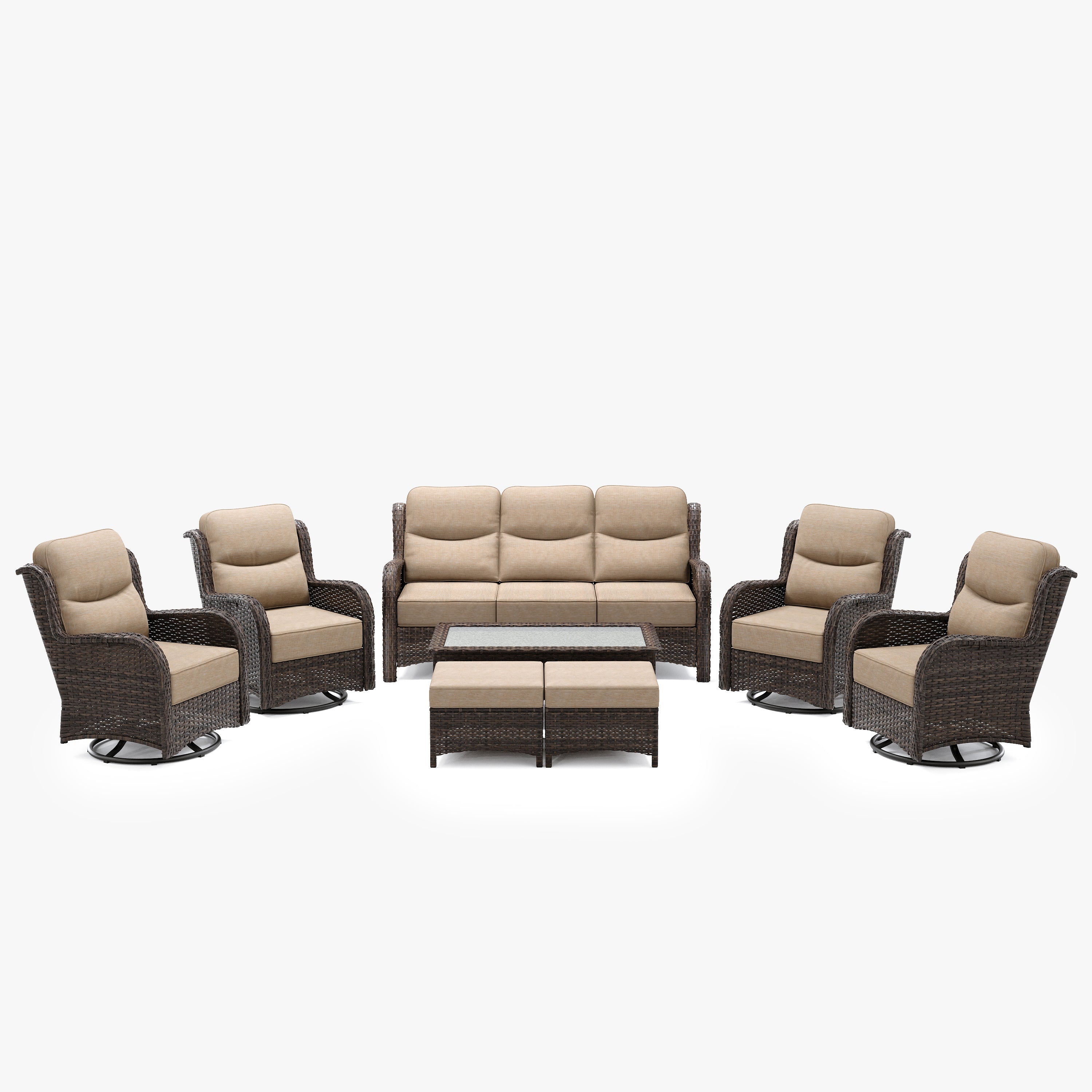 8 Pieces Sofa Set