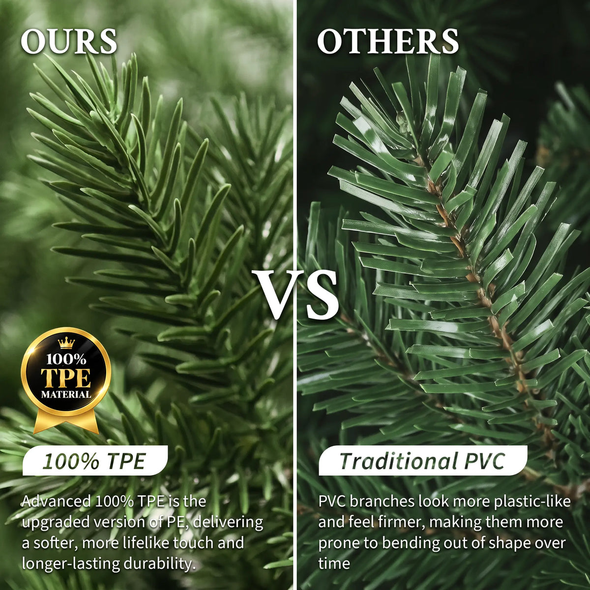 7.5 ft Pre-Lit Fraser Fir Christmas Tree Colored LED
