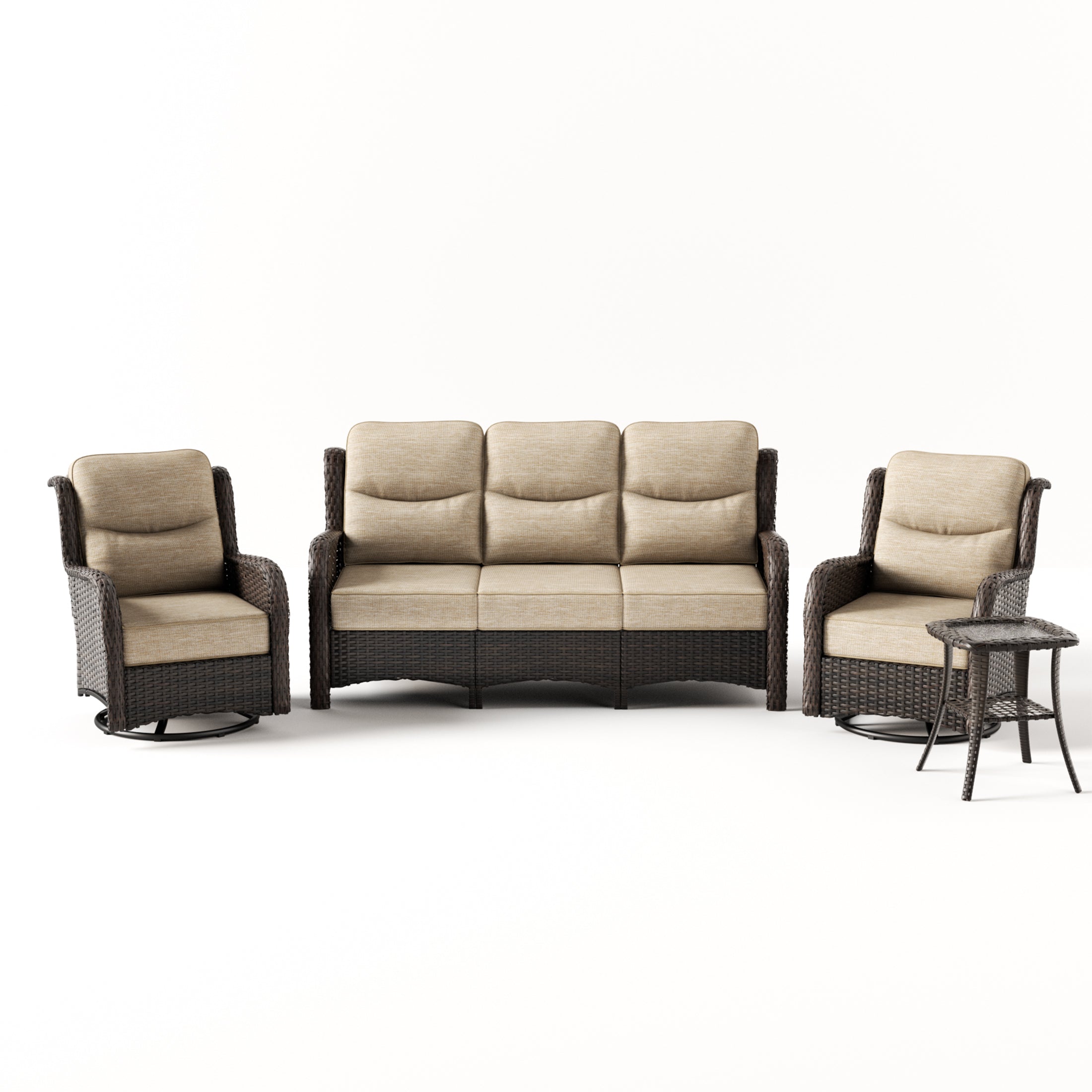 Hawthorne  3 Pieces Sofa Set Sand