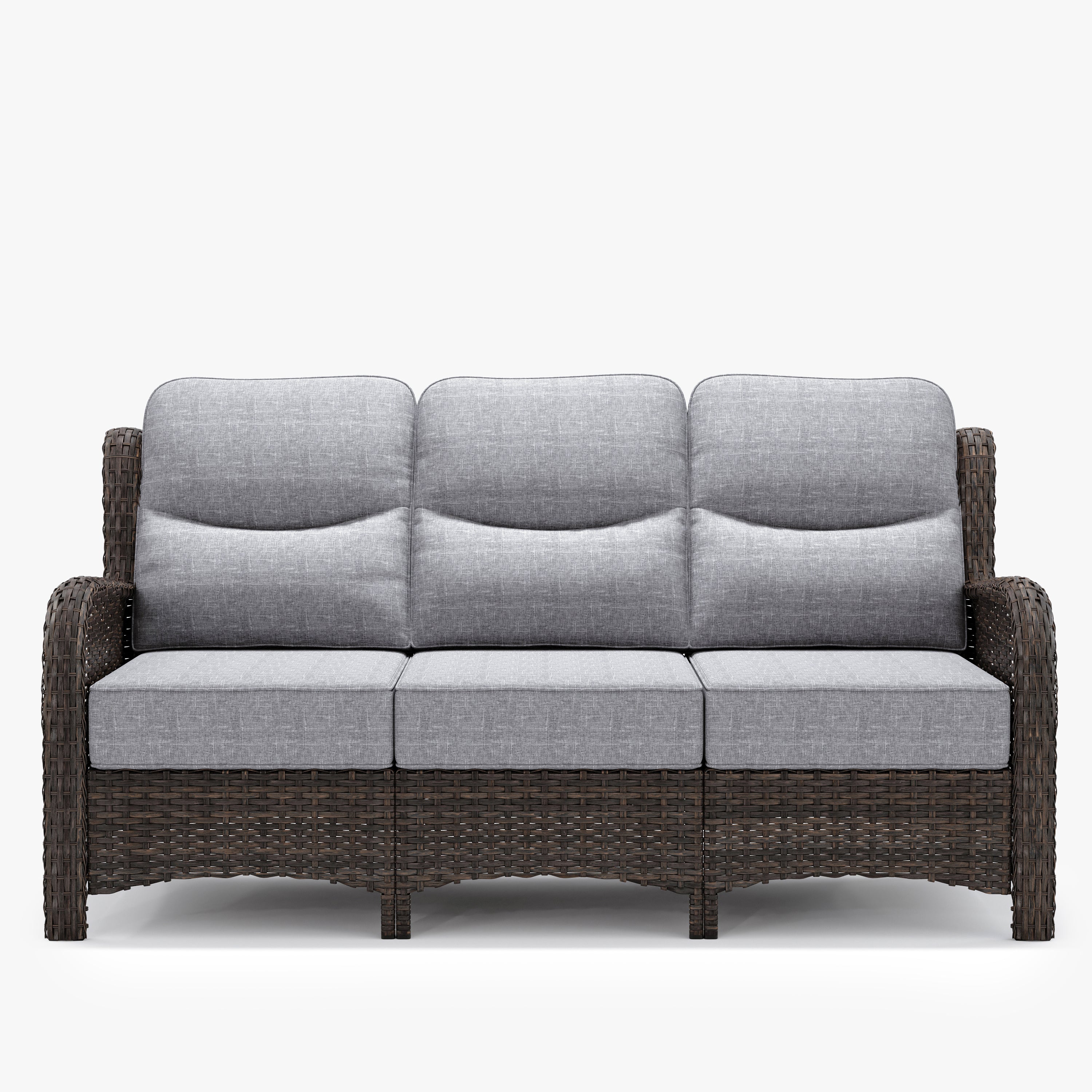 Flat Rattan Sofa