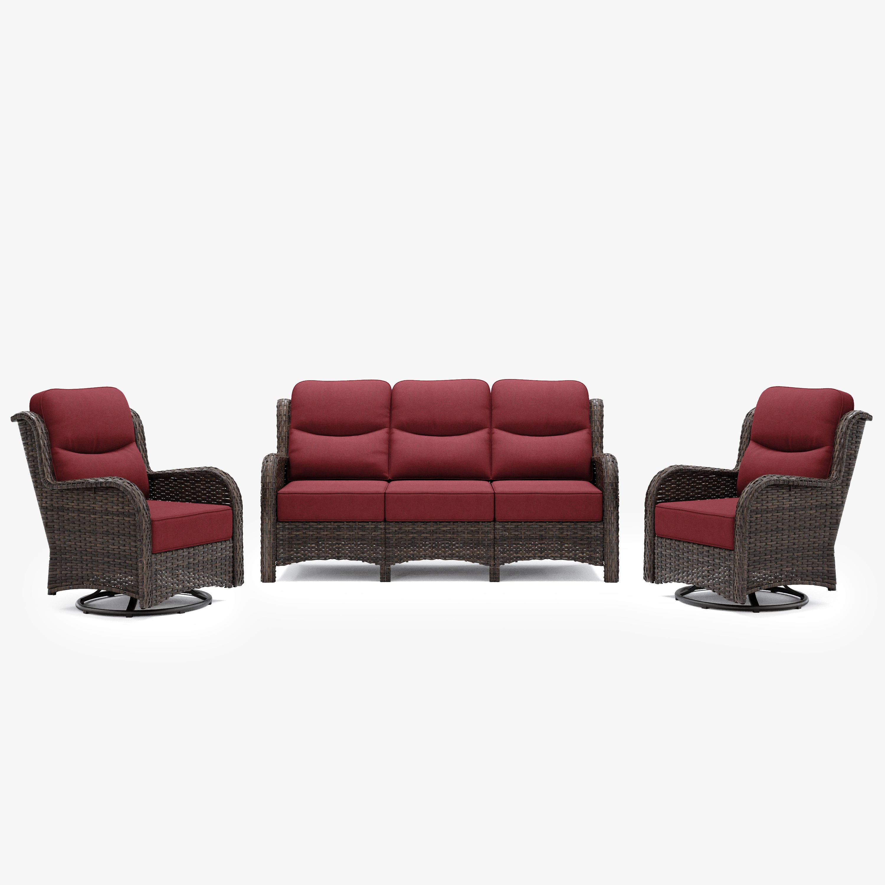 3 Pieces Sofa Set