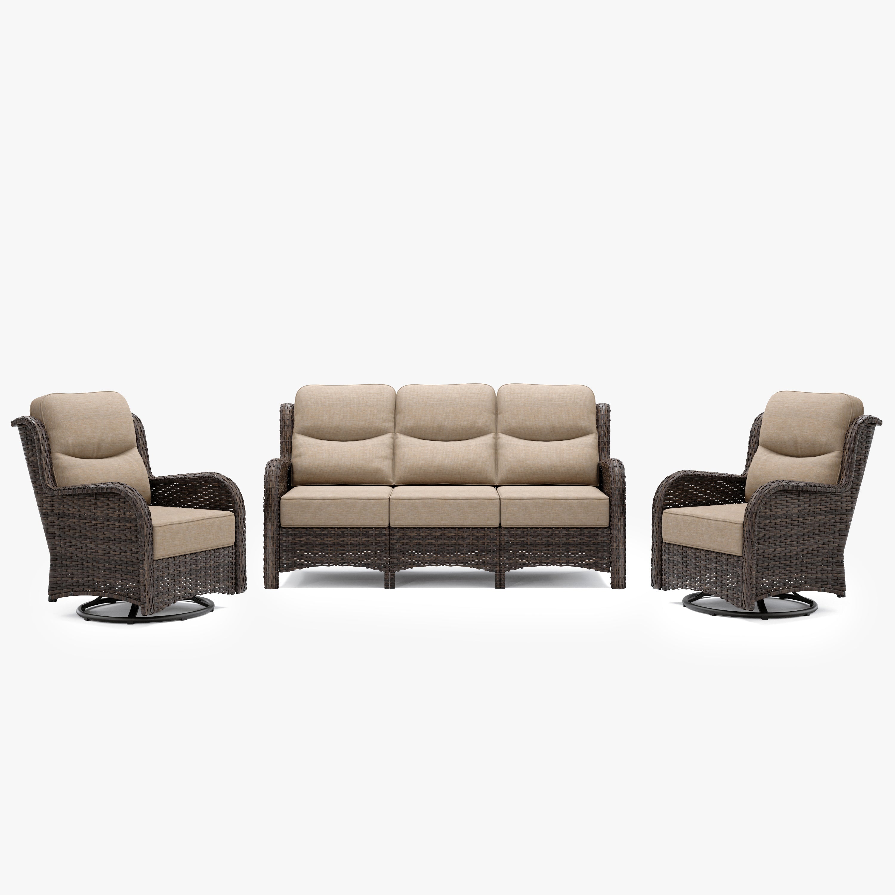 3 Pieces Sofa Set