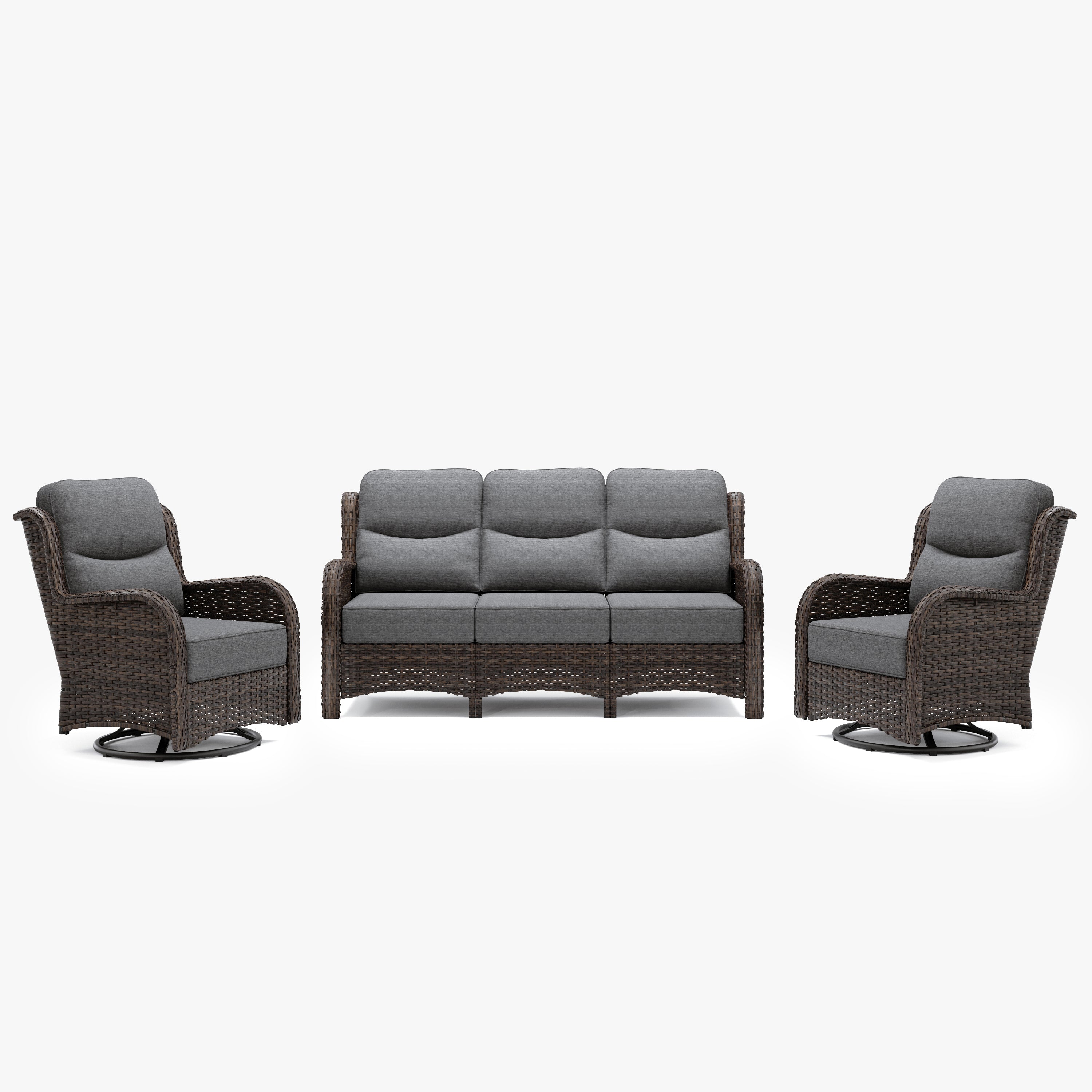 3 Pieces Sofa Set