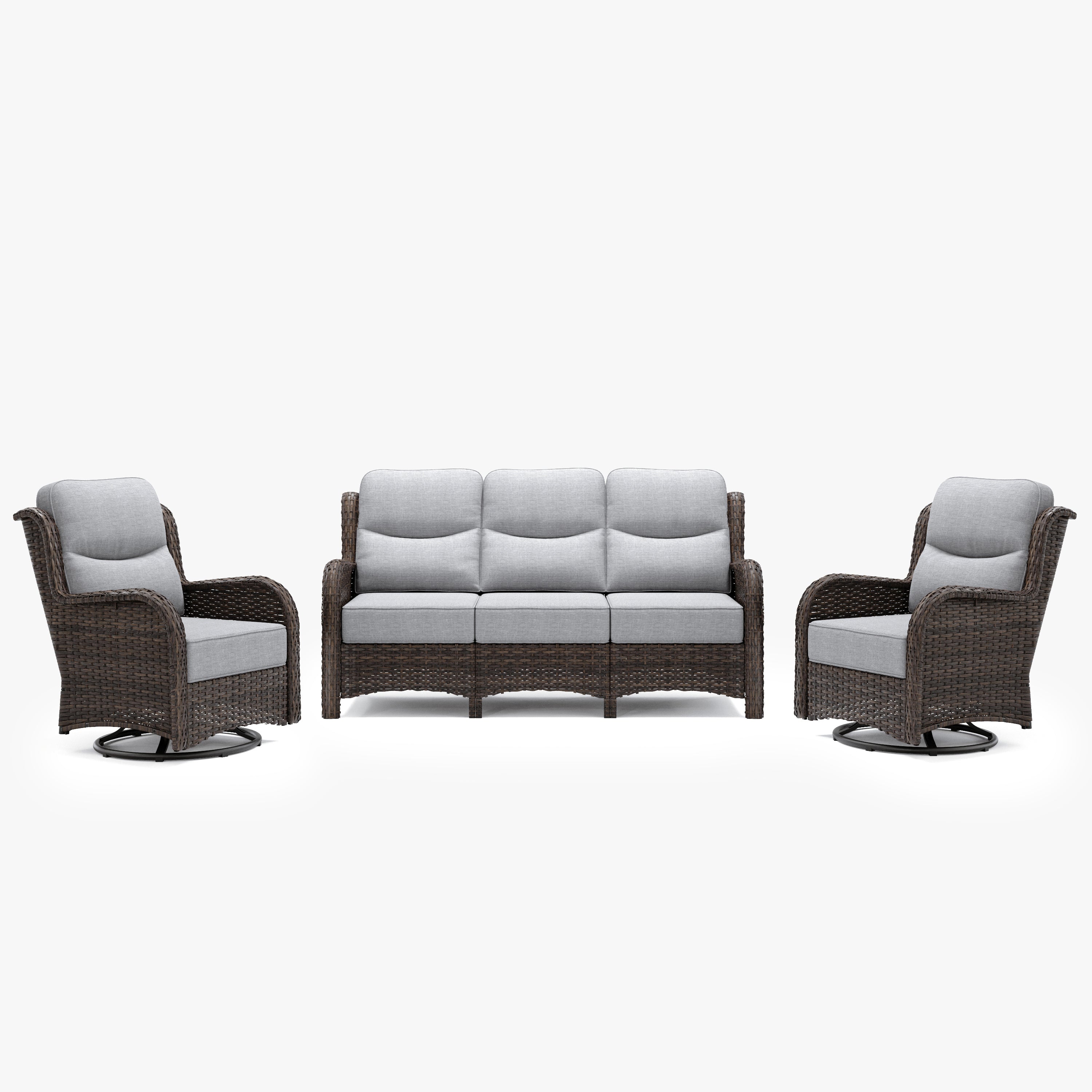 3 Pieces Sofa Set