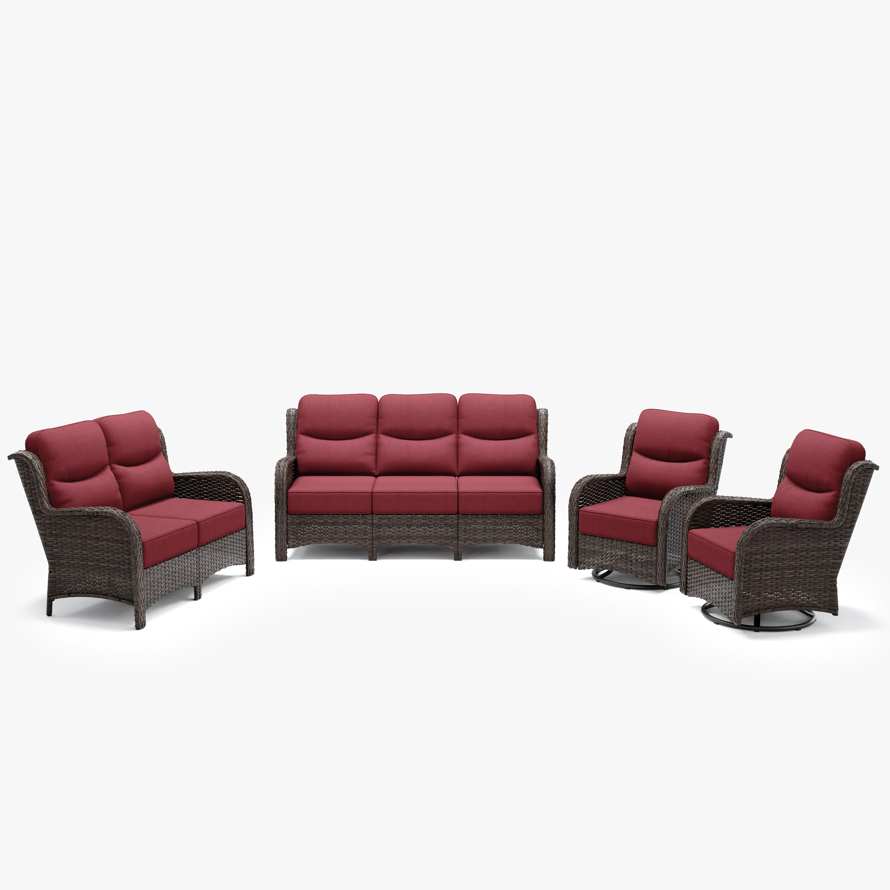 4 Pieces Sofa Set