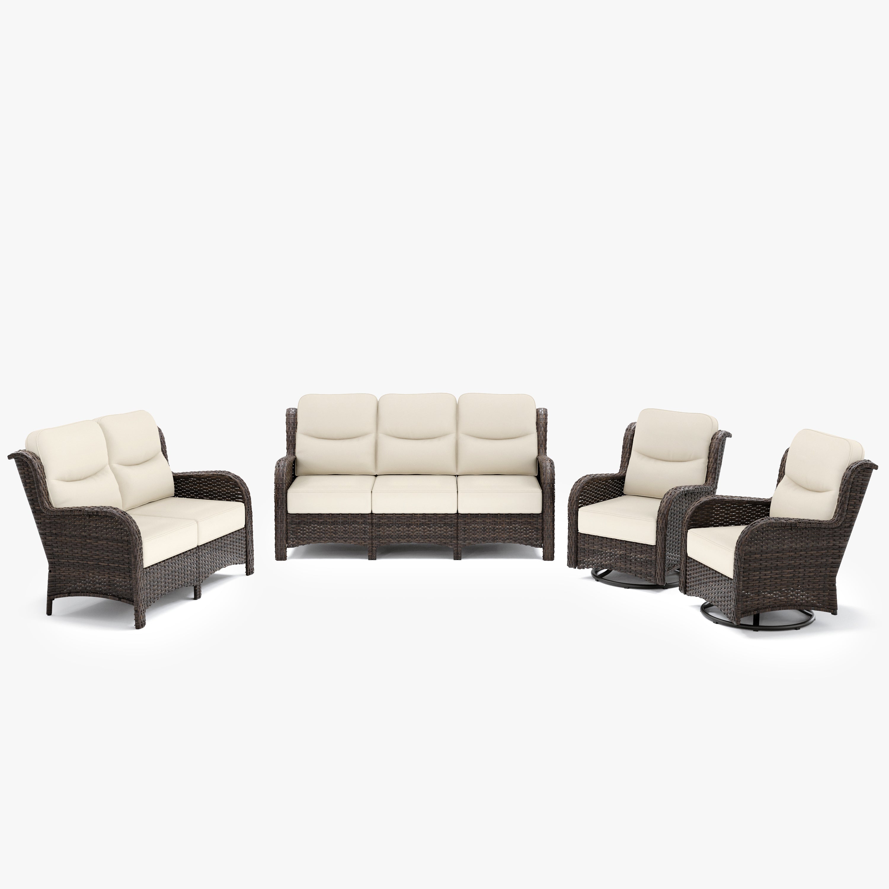 4 Pieces Sofa Set