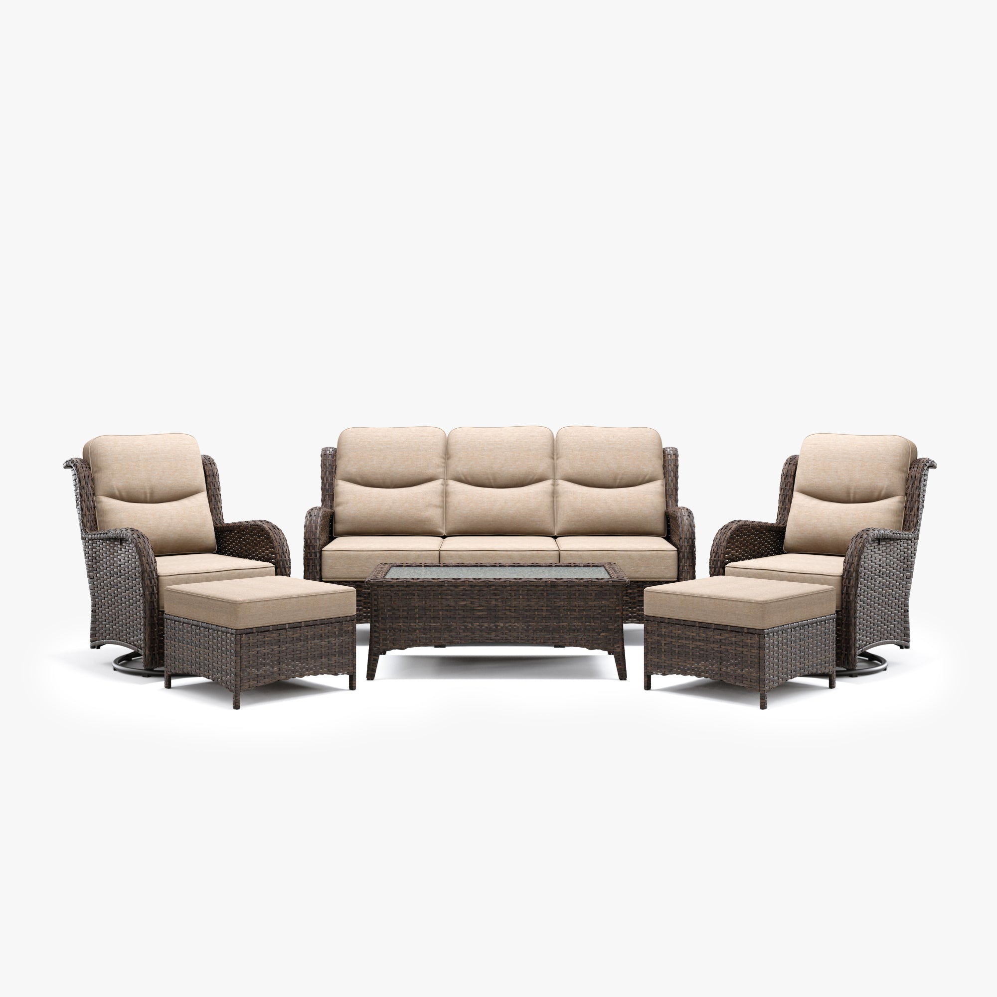 6 Pieces Sofa Set