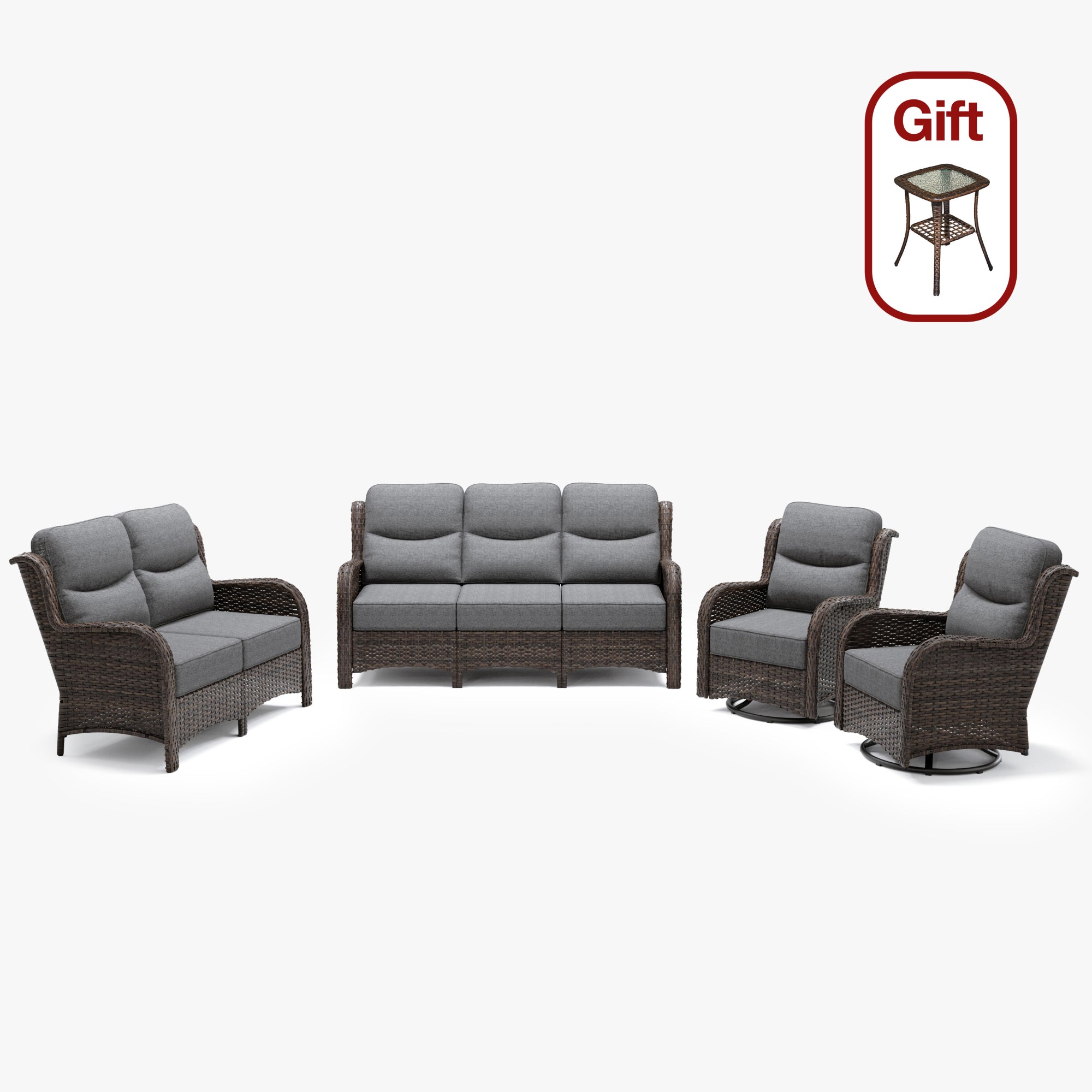 4 Pieces Sofa Set