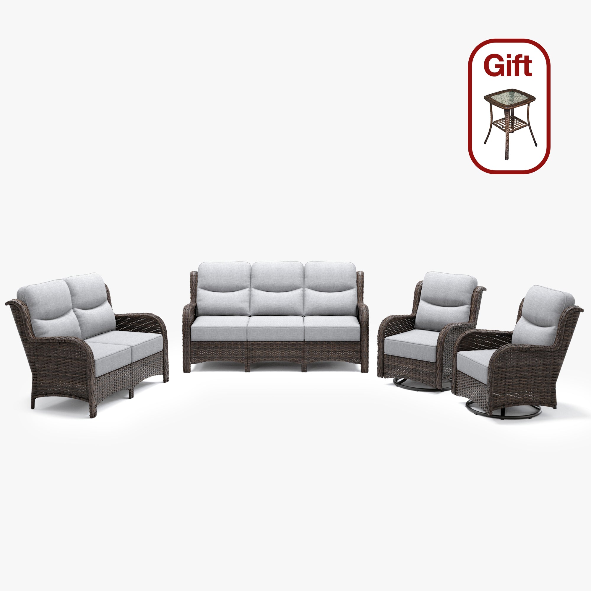 4 Pieces Sofa Set