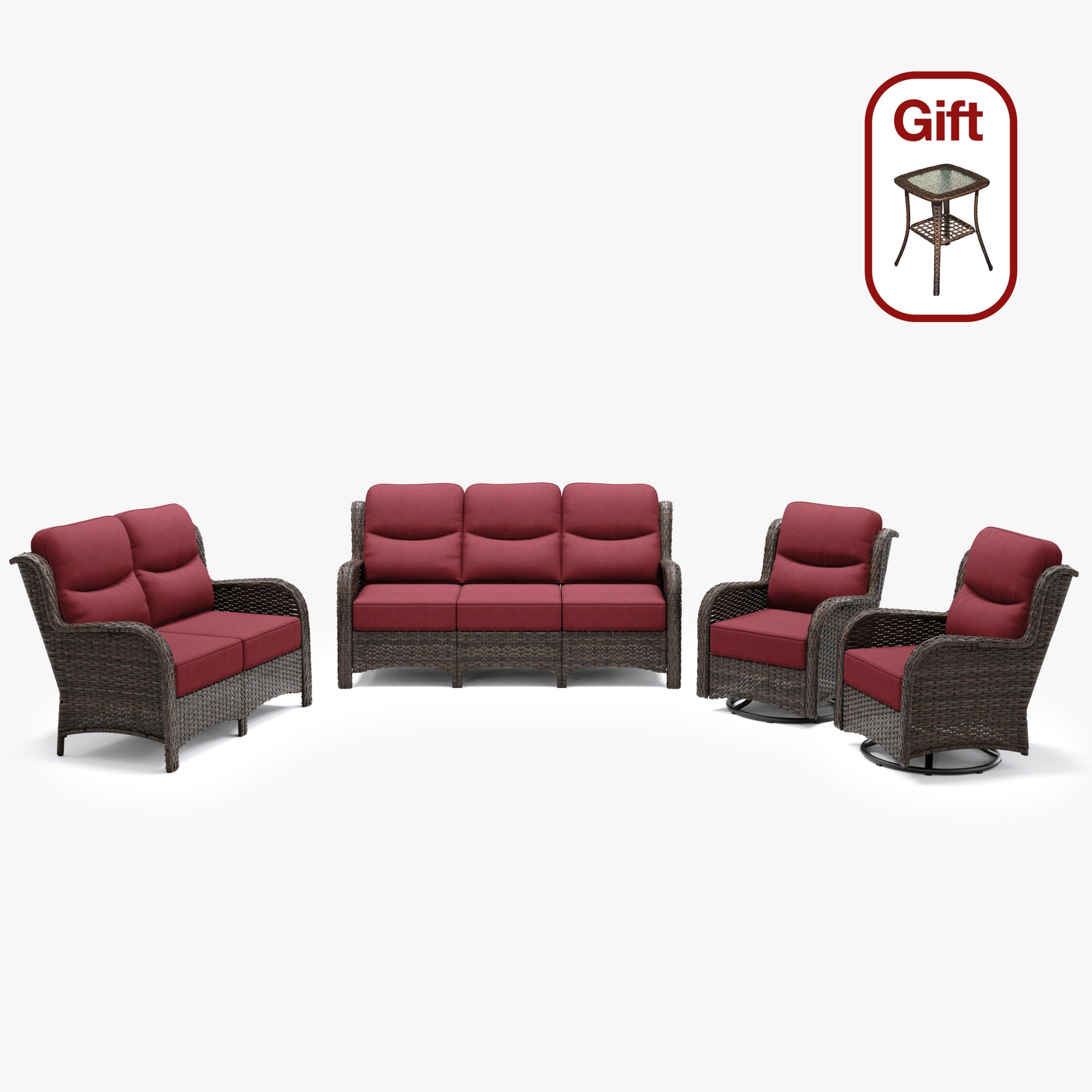 4 Pieces Sofa Set