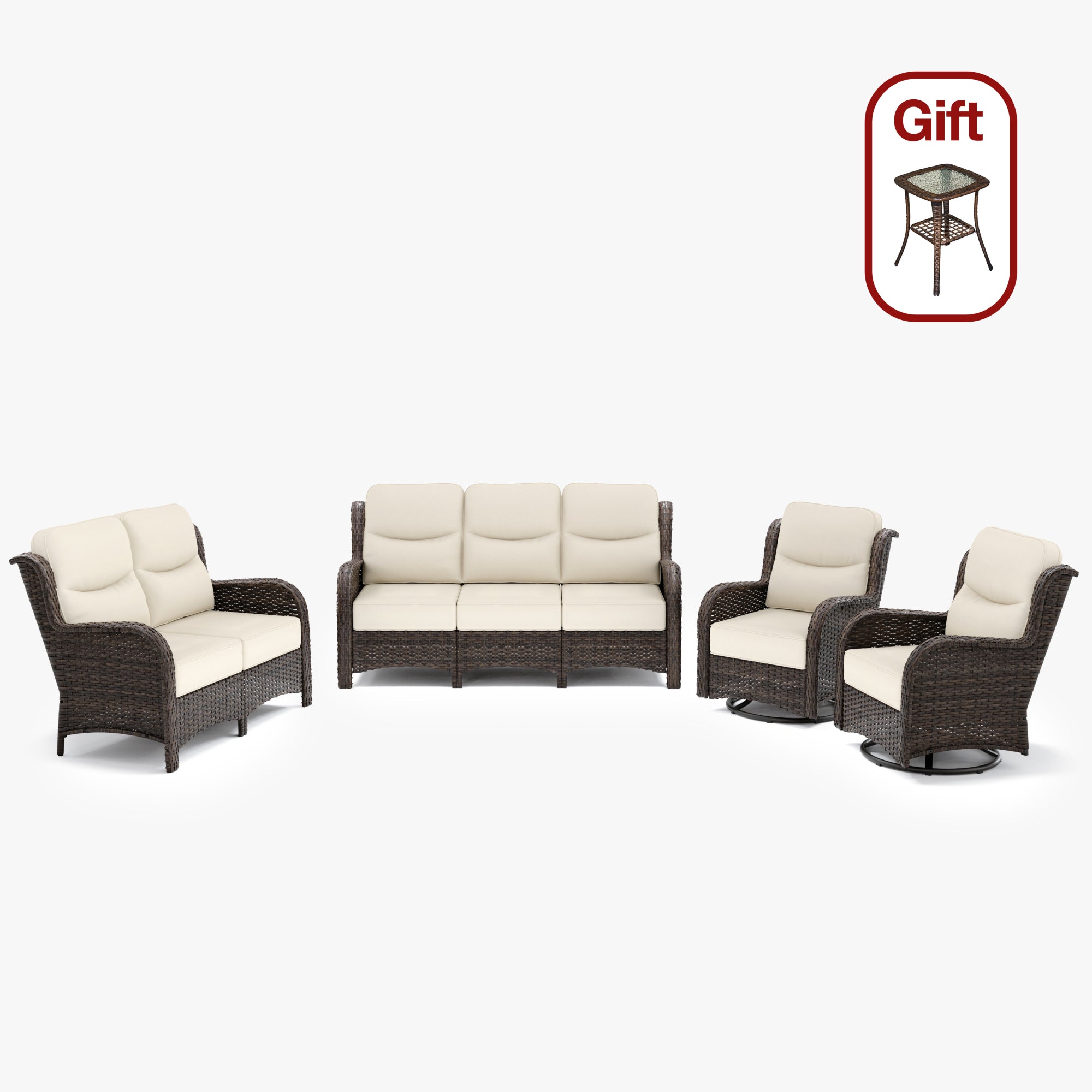 4 Pieces Sofa Set