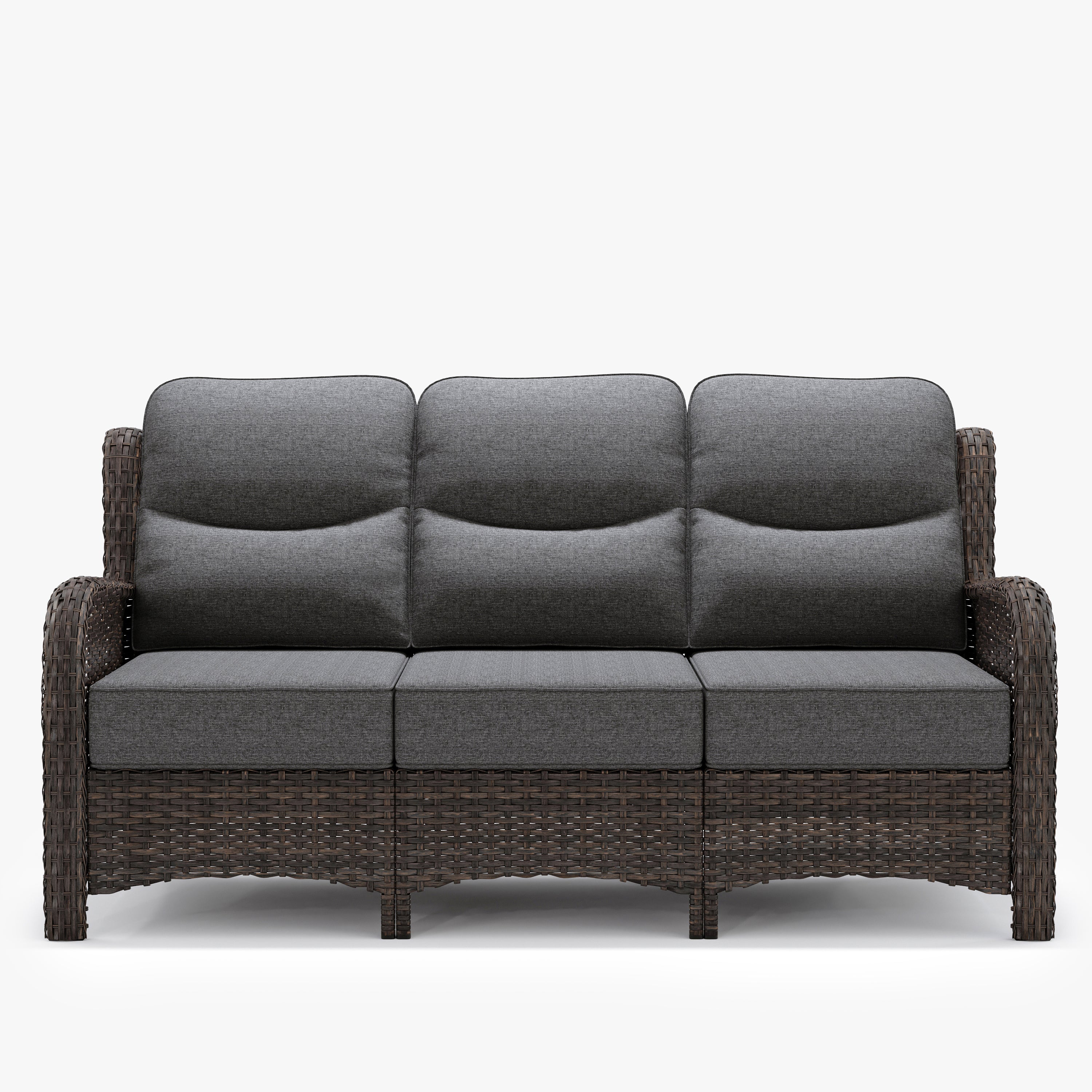 Flat Rattan Sofa