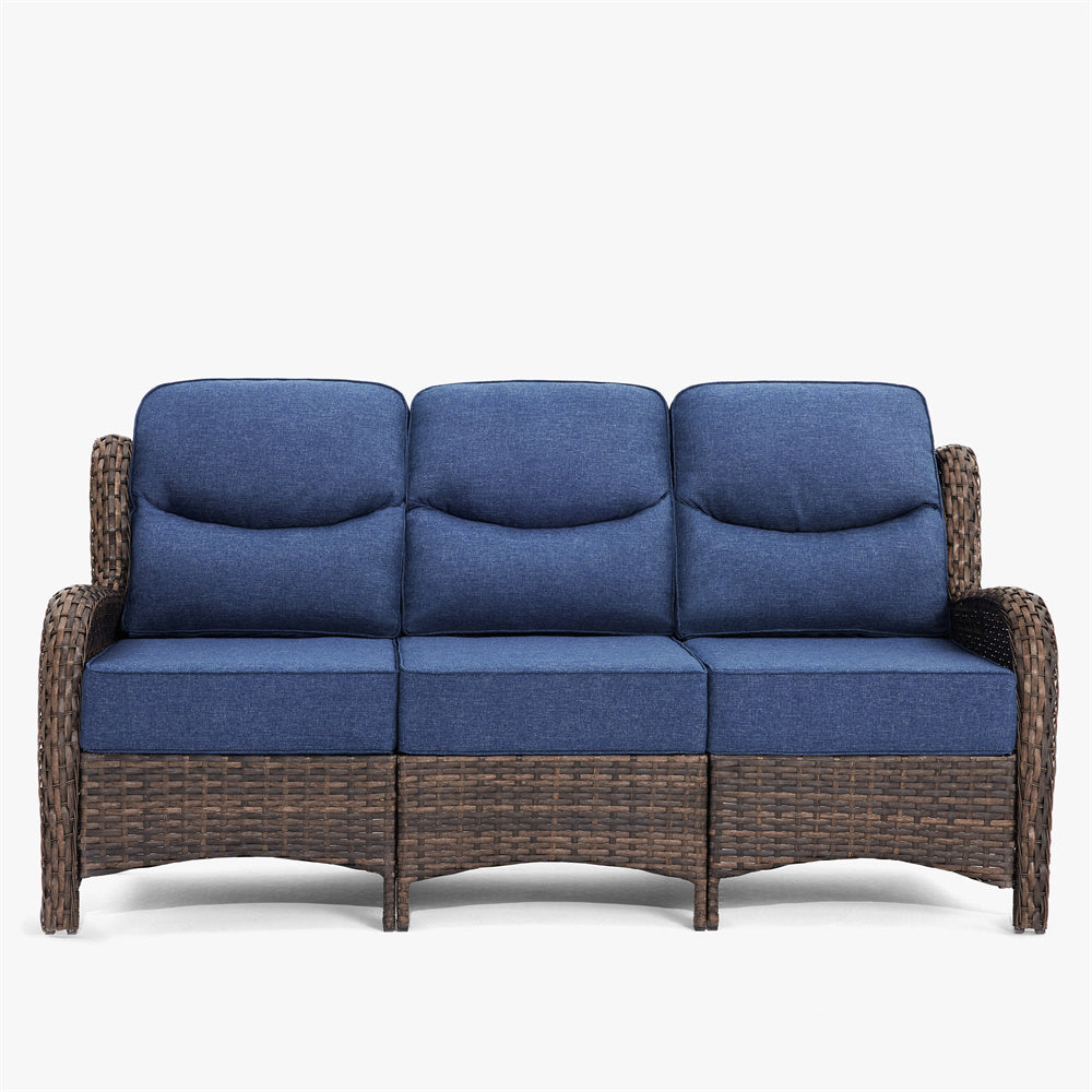 Flat Rattan Sofa