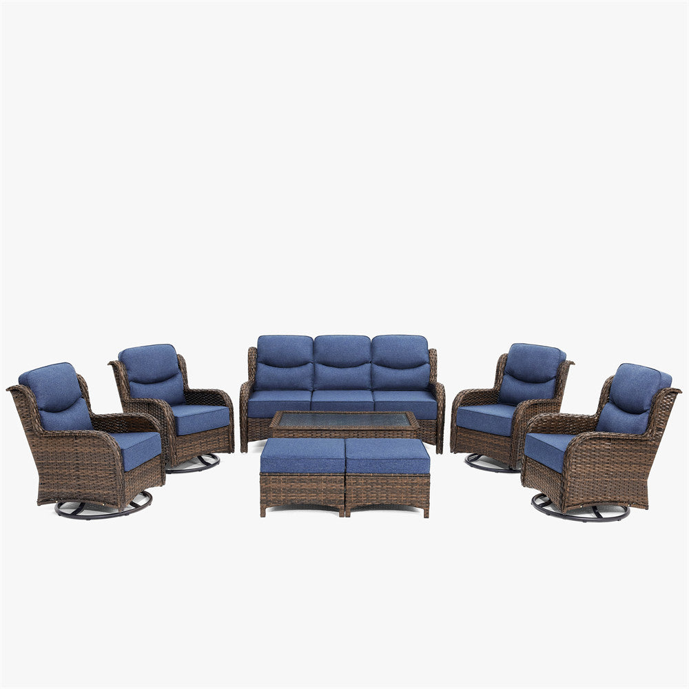 8 Pieces Sofa Set