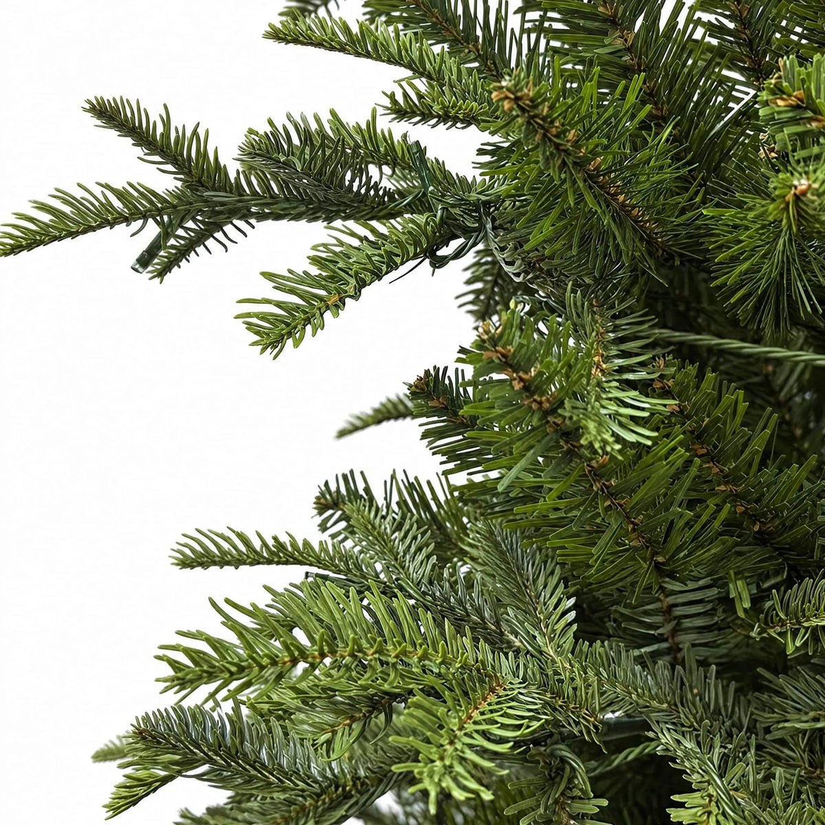 7.5 ft Pre-Lit Classic Noble Fir Christmas Tree Colored LED