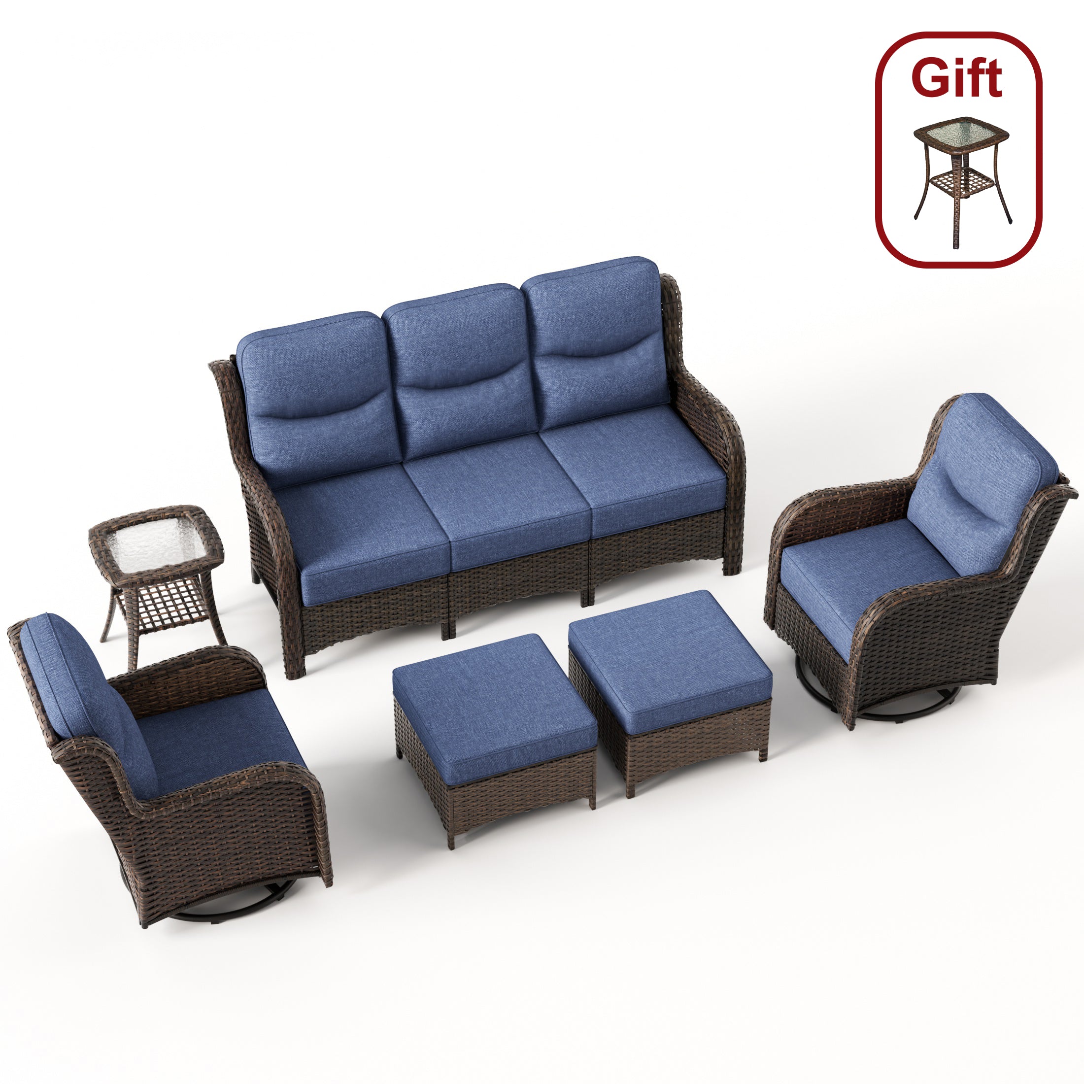 Hawthorne 5 Pieces Sofa Set With Side Table