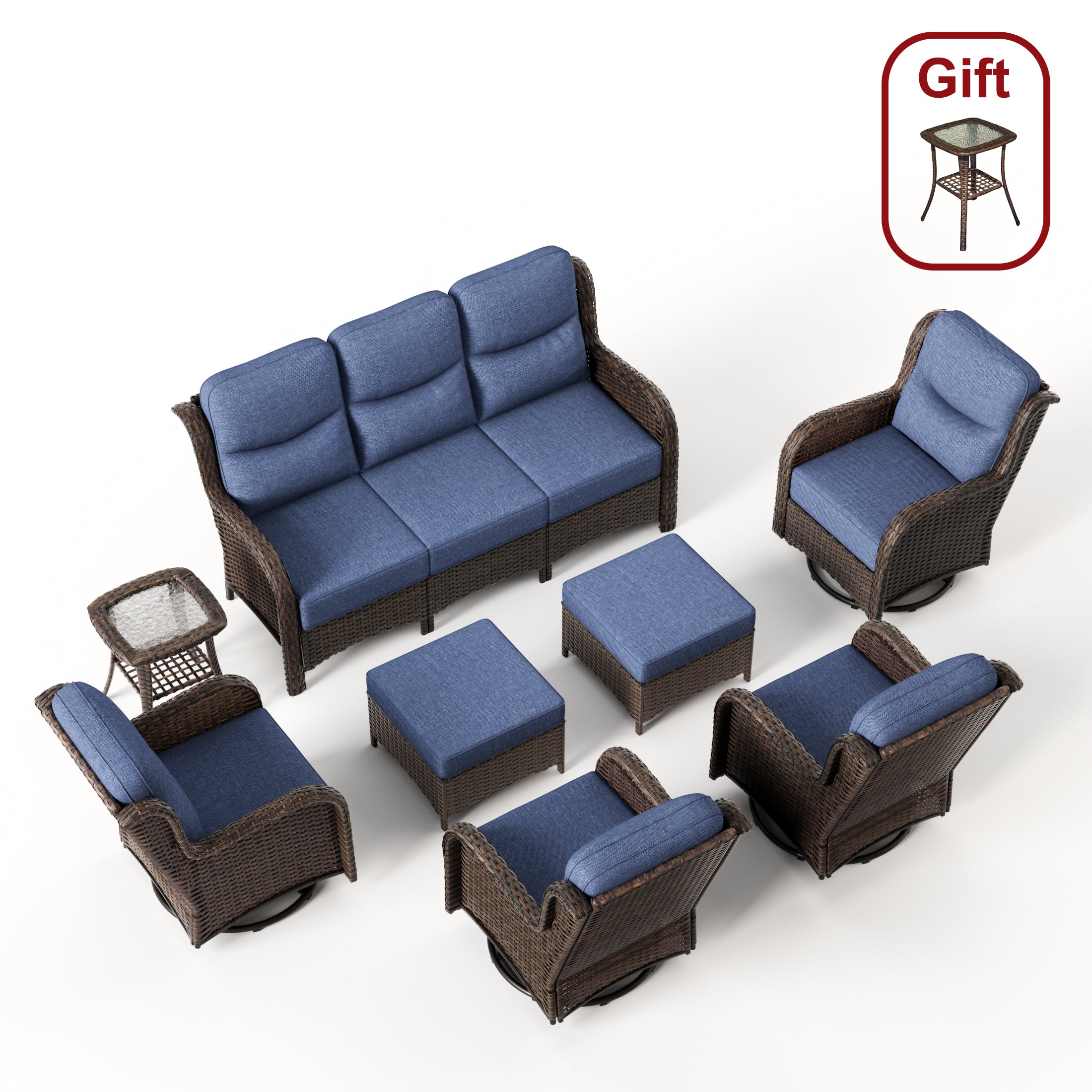 Hawthorne 7 Pieces Sofa Set