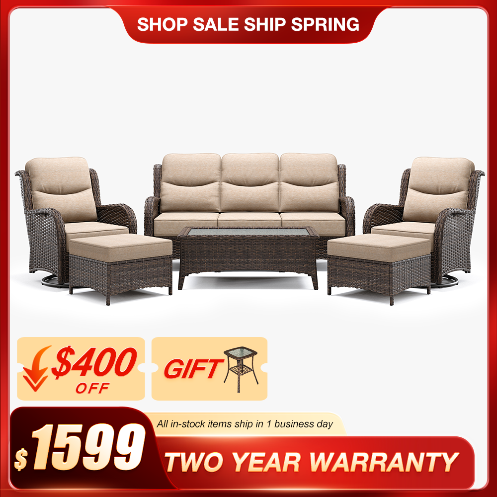 Hawthorne 6 Pieces Sofa Set