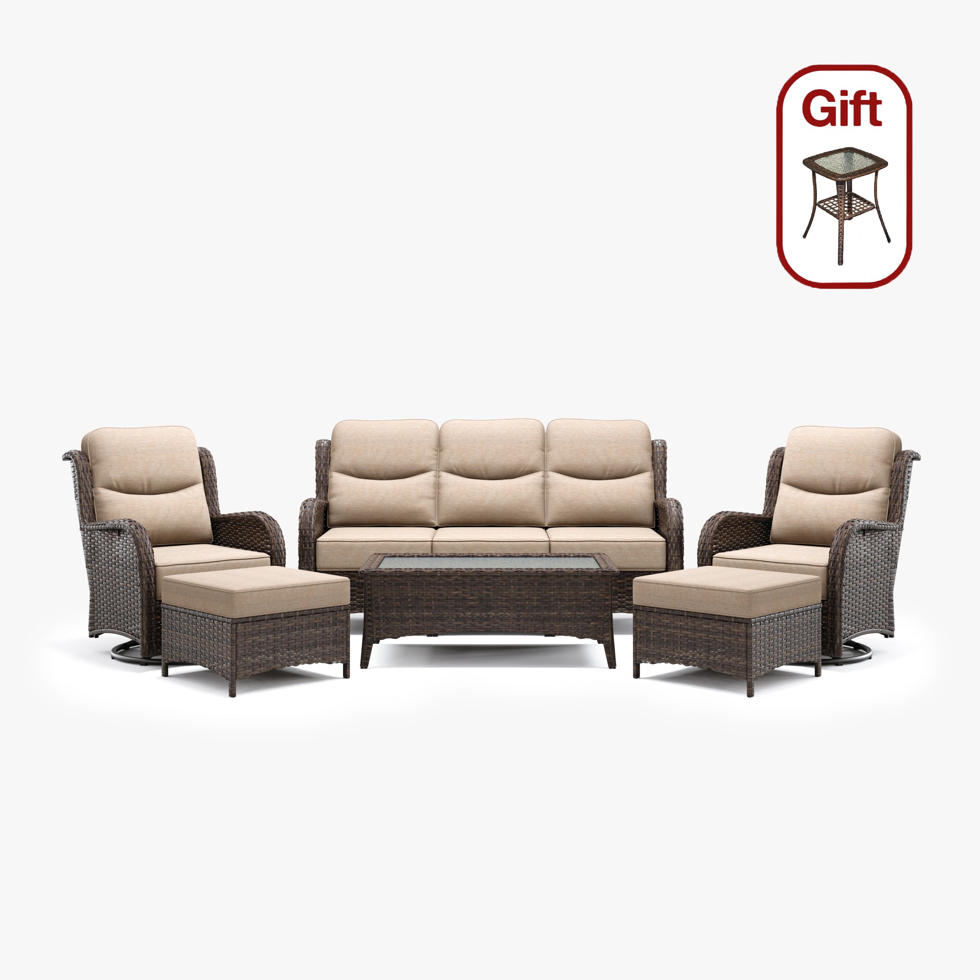 Hawthorne 6 Pieces Sofa Set