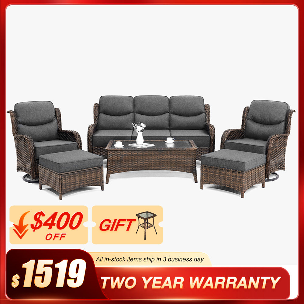 Hawthorne 6 Pieces Sofa Set