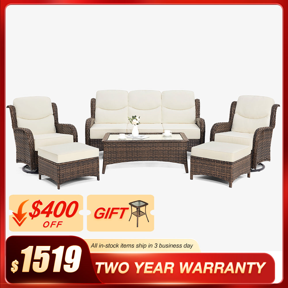 Hawthorne 6 Pieces Sofa Set