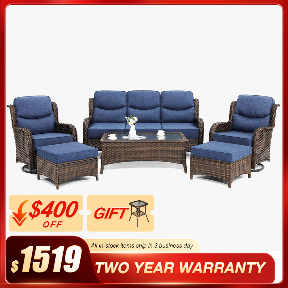 Hawthorne 6 Pieces Sofa Set