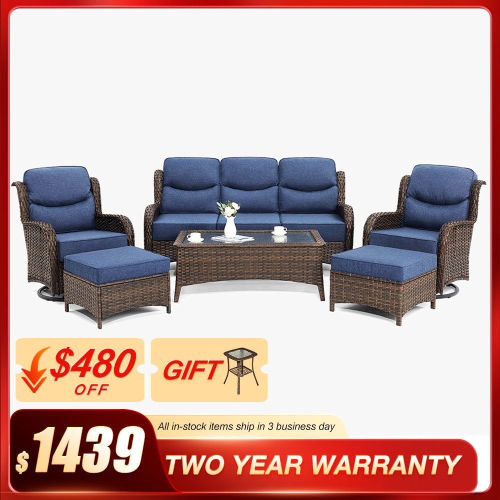 Hawthorne 6 Pieces Sofa Set