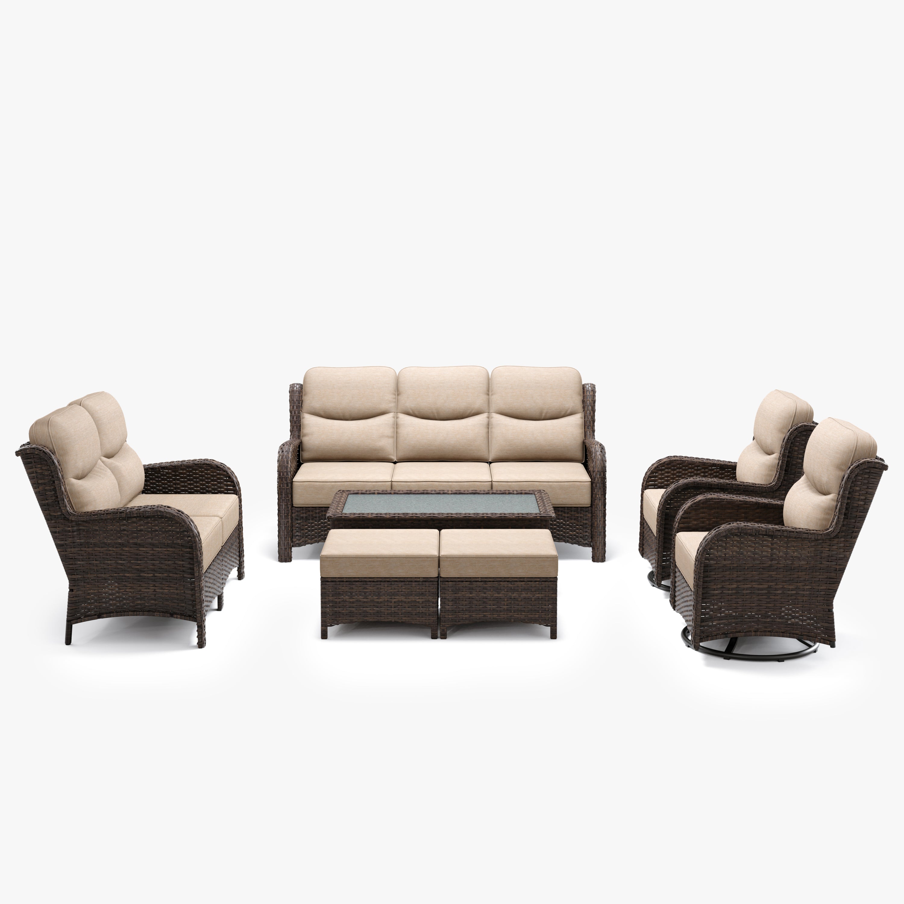 7 Pieces Sofa Set