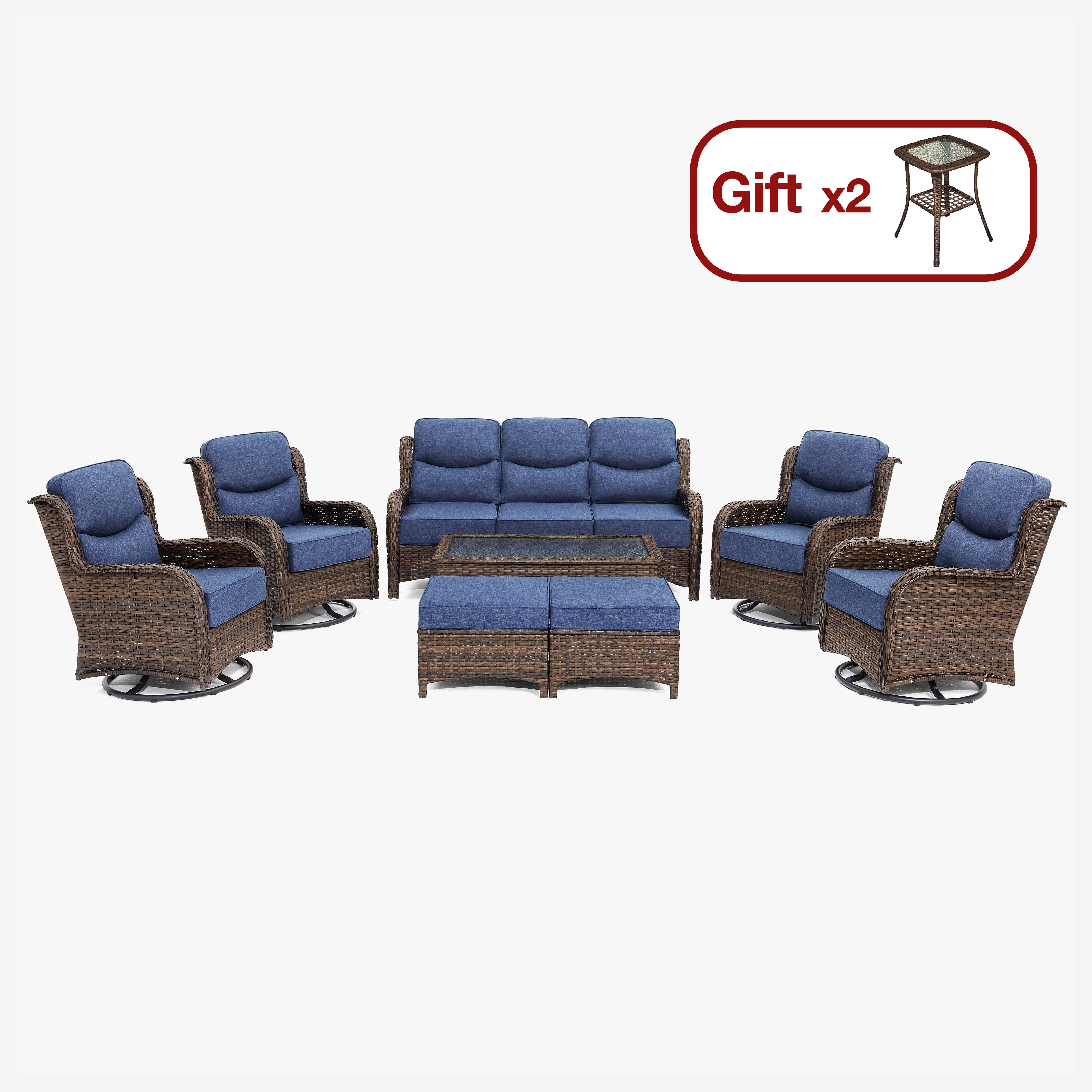 8 Pieces Sofa Set