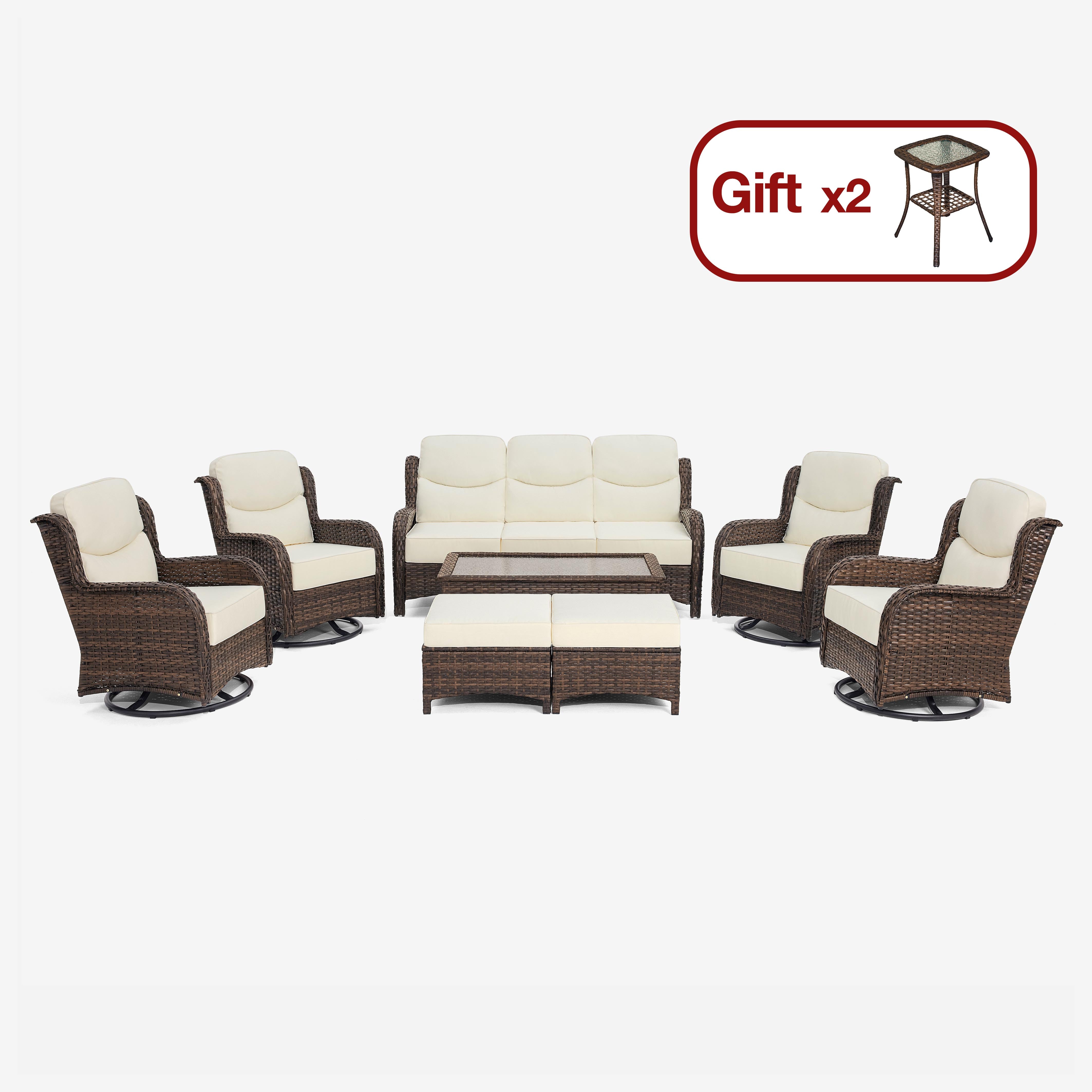 8 Pieces Sofa Set