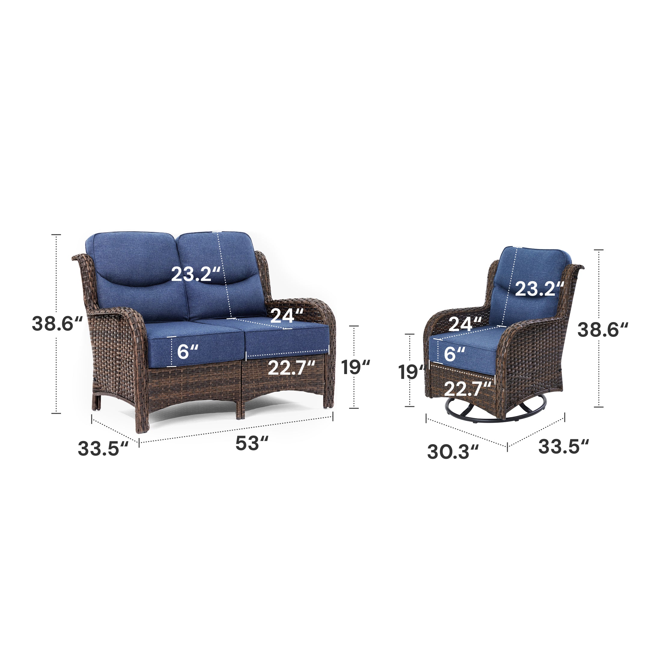 Hawthorne  Loveseat Set Sand